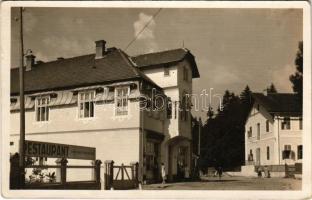 1940 Oláhszentgyörgy, Sangeorgiul Roman, Sangeorz-Bai; Vila Doina / villa, étterem / villa, restaurant. photo