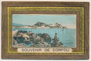 Corfu, Corfou, Kerkyra; leporellocard with 10 pictures