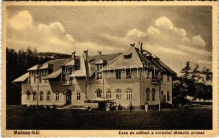 1941 Málnásfürdő, Malnas Bai; Casa de odihna a corpului didactic primar / A nevelőtestület üdülőháza, autóbusz. Goldstein Artur kiadása / teachers guesthouse, holiday resort, spa, autobus (EK)