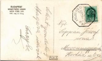 1941 Budapest XIV. Budapesti Nemzetközi Vásár + "BNV 100 éves a magyar ipar és kiállításügy 194...