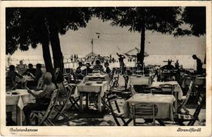 1942 Balatonkenese, Strandfürdő, étterem (EK)