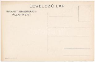 Budapest XIV. Budapest Székesfővárosi Állatkert reklámlapja: fekete párduc. Székesfővárosi Házinyomd...