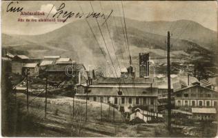 1917 Alsószalánk, Nizné Slovinky (Szepes); Réz és érc elkülönítő üzem, bánya. Lipthay Elemér kiadása / mine, ore separating plant (EK)