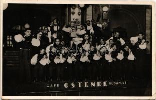 Budapest VII. Café Ostende kávéház, belső, Rajkó cigány zenekar. Artistica Foto (EK)