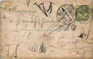 1909 Kecskemét, budapesti dalkör csoportképe. photo (b)