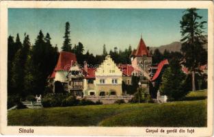 1934 Sinaia, Corpul de garda din fata / Guard Corps, castle