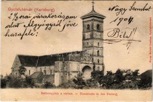 1904 Gyulafehérvár, Karlsburg, Alba Iulia; Székesegyház a várban. Weisz Bernát kiadása / Domkirche in der Festung / cathedral in the castle