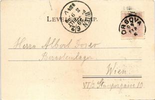 1899 (Vorläufer) Ada Kaleh, Djami / Türkische Kirche (Moschee) / Török mecset. Hairy Hassan kiadása ...