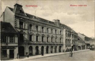 1912 Szombathely, Berzsenyi Dániel utca, Blach Adolf üzlete. Granitz Vilmos kiadása