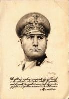 1942 Benito Mussolini, Italian National Fascist Party leader, dictator and Prime Minister of Italy (EB)