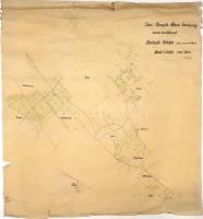 [Térkép] A Sári-Besnyői Állami Gazdaság üzemei területeinek kéziratos átnézeti térképe. Méret: 1:20 ...