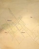 [Térkép] A Sári-Besnyői Állami Gazdaság üzemei területeinek kéziratos átnézeti térképe. Méret: 1:20 ...