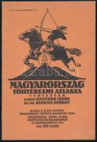 1939 Magyarország történelmi atlasza. Tervezték Albisi Barthos Indár és Dr. Kurucz György. Bp.,M. Kir. Honvéd Térképészeti Intézet, 16 p. Papírkötés,