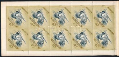 1954 Repülőnap bélyegfüzet (60.000) / Mi 1376-1378 stamp booklet