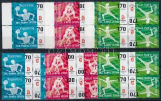 2008 Olimpia sor 2 db fordított állású négyestömbökben / Mi 5273-4275 blocks of 4