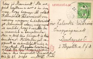 1912 Balatonaliga (Balatonvilágos), Szentesy építész nyaralója és irodájának kiadása