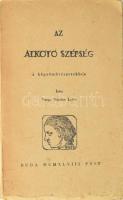 Varga Nándor Lajos: Az alkotó szépség a képzőművészetben. Bp.,1949.,Szerzői,(Képzőművészeti Főiskola-ny.), XII+331 p.+6 t. Gazdag képanyaggal illusztrált. Kiadói papírkötés, 3 képet visszaragasztottak a papírra, foltos borítóval és gerinccel, szakadt borítóval. Megjelent 299 példányban.