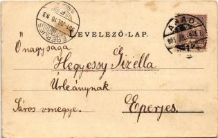 1901 Budapest XIV. Ős-Budavára, Secessio-Pezsgő pavilon, L. Francois & Cie Promontor. Sterk Izsó...