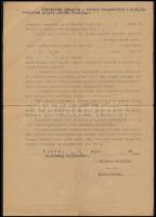 1946 Makó, büntetőparancs 300 000 adópengő pénzbüntetésről ölési szándék nélküli bántalmazásért