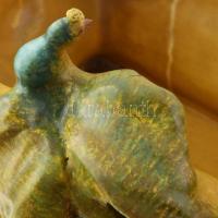 cca 1875-1880, Zsolnay kínai modorú virágtartó edény. Magastüzű mázakkal fedett kőporcelán, a kínai ...