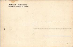 Budapest II. Császárfürdő vendéglő és kávéház terasza (fl)