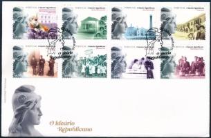 2008 Republikánus eszmék sor Mi 3344-3351 FDC-n