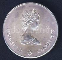 Kanada 1973. 5$ Ag "Montreali olimpia - vitorlázás" T:1