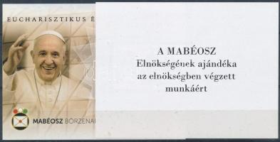 2021 Eucharisztikus Év + Budapest 71 emlékívpár A MABÉOSZ elnökségének ajándéka az elnökségben végzett munkáért hátoldali felirattal