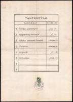 1965 Lévárdi Ferenc (1919-1991) nehézipari miniszter aláírása oklevélen