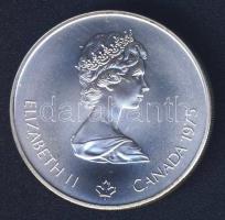 Kanada 1975. 5$ Ag "Montreali olimpia - gerelyhajítás" T:1