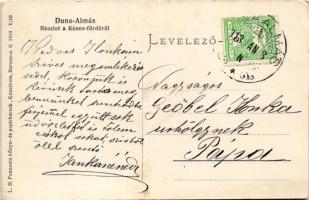 1913 Dunaalmás, Részlet a Kénes-fürdőből (EK)