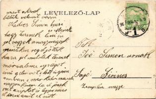 1907 Miskolc, Nyári lakok a népkert mellett (EK)