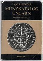 Huszár Lajos: Münzkatalog Ungarn von 1000 bis heute (Magyar Érmekatalógus 1000-től napjainkig). Budapest, Corvina, 1979. Kiváló állapotban, de a külső védőborító kopott, szakadt.