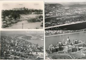 BUDAPEST - 55 db modern város képeslap, közte 1 modern reprint és 6 nem képeslap hátoldalú lap