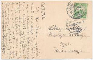 1915 Zólyom, Zvolen; polgári iskola és zsinagóga / school, synagogue