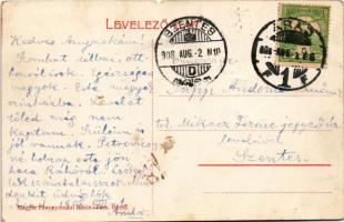 1908 Tátra, Magas Tátra, Vysoké Tatry; Csorbai szálloda. Földes-féle Margit-Créme reklám / hotel. Co...