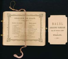 1893 "Ball Asociatiunei Transilvane din 8 Octobre 1893 in Naseudu", Bistrita (Beszterce), ...