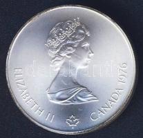 Kanada 1976. 5$ Ag "Montreali olimpia - olimpiai láng" T:1