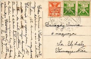 1924 Klazány, Kladzany (Varannó, Vranov); Vladár kastély (1944-ben leégett). Vladárné levele Daraghy...