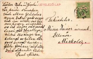 1910 Szakolca, Uhorská Skalica; Frantiskansky klástor / Ferences rendi zárda / monastery (EK)