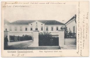 1912 Szamosújvár, Gherla; Országos fegyintézet külső része, börtön / prison (kis szakadás / small tear)