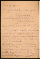 Guthy Jenő: Barázdát szánt a könny... A szerző, Guthy Jenő által Dinnyés Sáska Margit részére DEDIKÁ...