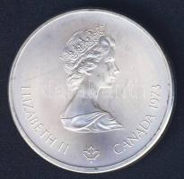 Kanada 1973. 10$ Ag "Montreali olimpia - Montreal várossziluett" T:1