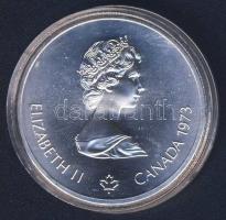 Kanada 1973. 10$ Ag "Montreali olimpia - Montreal várossziluett" T:1