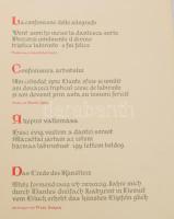 Dante Alighieri: La Divina Commedia. Kolozsvár, 1976, Dacia. Gy. Szabó Béla 20 db fametszetével illu...