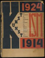 Hans Arp, El Lissitzky (szerk.): Die Kunstismen, les ismes de l'art, the isms of art 1914-1924. Erlenbach-Zürich, München és Lipcse, 1925, Eugen Rentsch. XI+48 p (fekete-fehér képtáblák). Első kiadás. Német, francia és angol nyelven. Fekete-fehér képekkel, többek közt Moholy-Nagy László, Péri László, Huszár Vilmos, Max Ernst, Kazimir Szeverinovics Malevics, Pablo Picasso, Paul Klee műveinek reprodukcióival illusztrált. Kiadó kartonált papírkötésben, sérült és hiányzó gerinccel, sérült borítóval, I. oldalon apró lapszéli szakadással, VIII-XI oldalig ceruzás aláhúzásokkal, laza fűzéssel, néhány lap sarkában elszíneződéssel. Ritka!