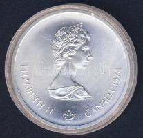 Kanada 1974. 10$ Ag "Montreali olimpia - Zeusz temploma" T:1