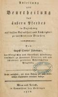 1816 Útmutató a ló külsejének, egészségi állapotának és különféle feladatok elvégzésére való képessé...
