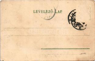 1899 (Vorläufer) Budapest VIII. Erzsébet körút, villamos, Hotel Rémi szálloda. Erdélyi cs. és kir. u...