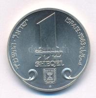 Izrael 1983. 1Sh Ag Hanukka emlékérme T:BU Israel 1983. 1 Sheqel Ag Hanukka commemorative coin C:BU Krause KM#129